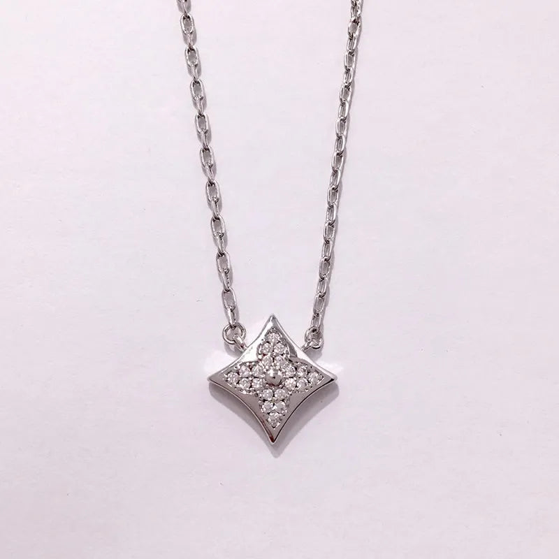 Luxurious Silver Diamond Hoop Earrings – Timeless Sparkle & Elegance