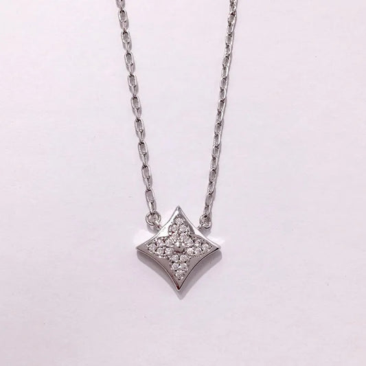 Luxurious Silver Diamond Hoop Earrings – Timeless Sparkle & Elegance