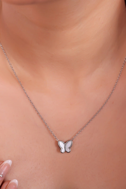 Visara Jewels Butterfly Pendant with Sterling Silver Chain – A Symbol of Grace & Transformation