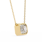Emerald Cut Diamond Pendant