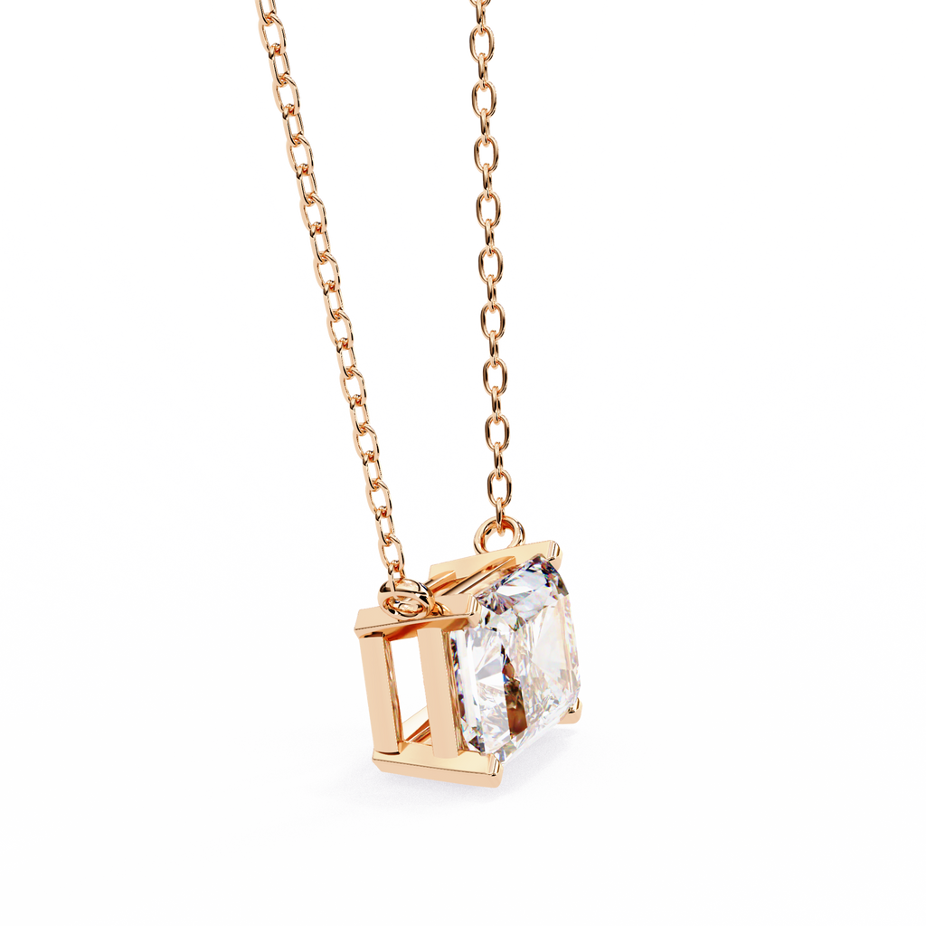 Radiant Diamond Pendant