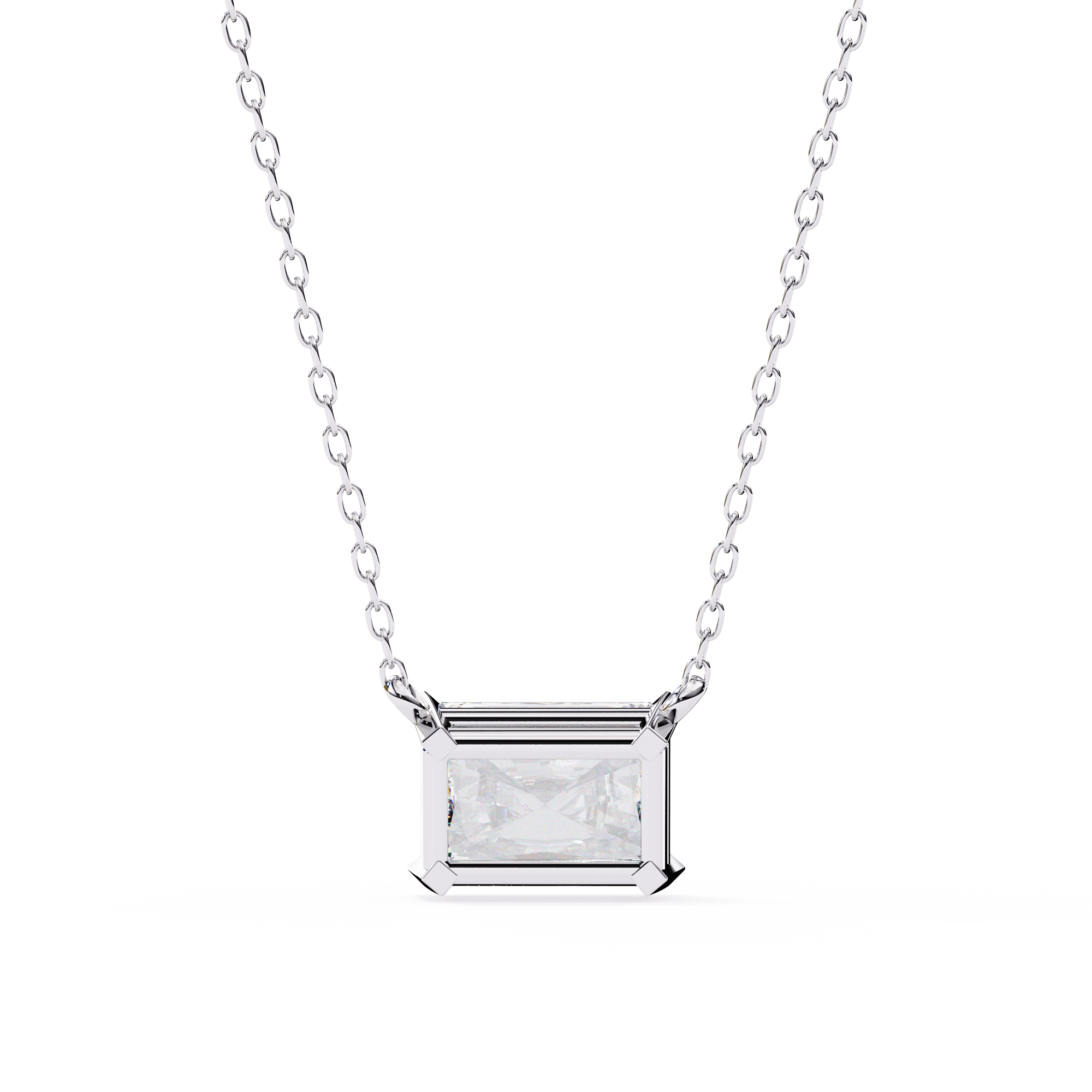 Radiant Diamond Pendant