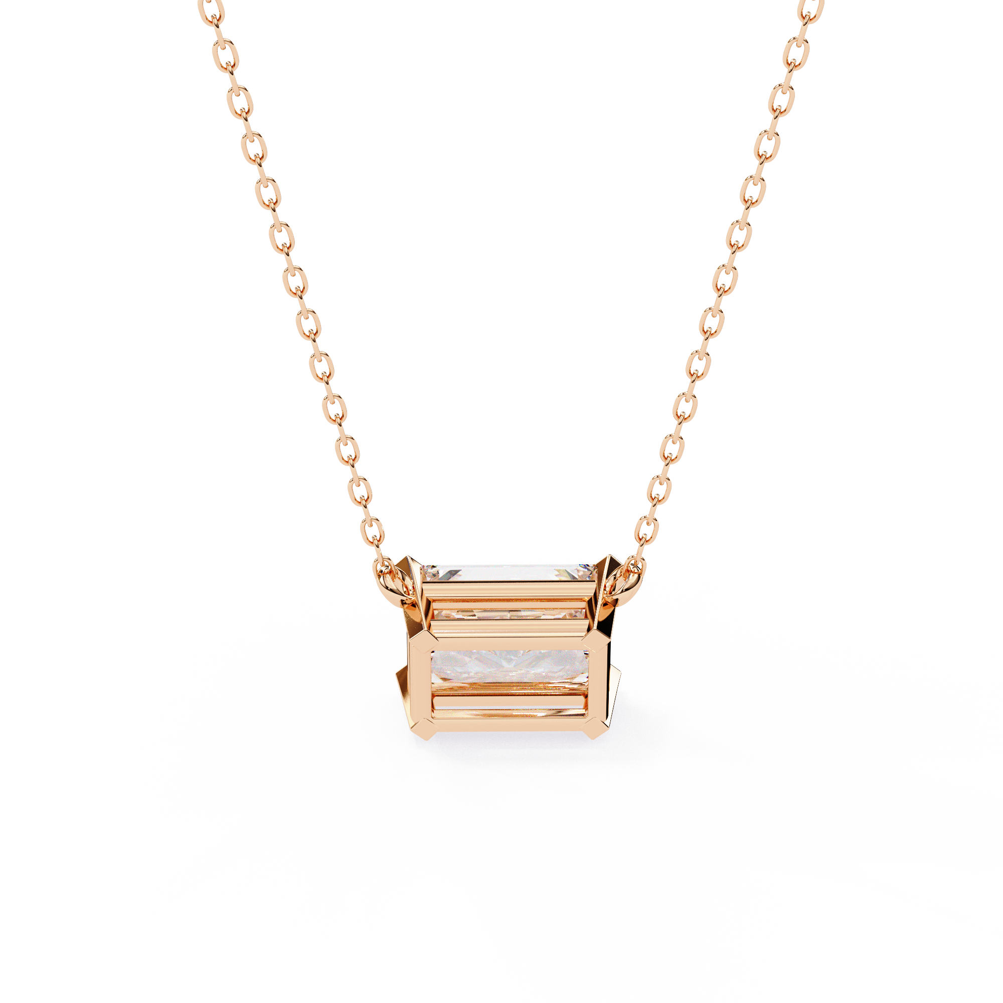Radiant Diamond Pendant