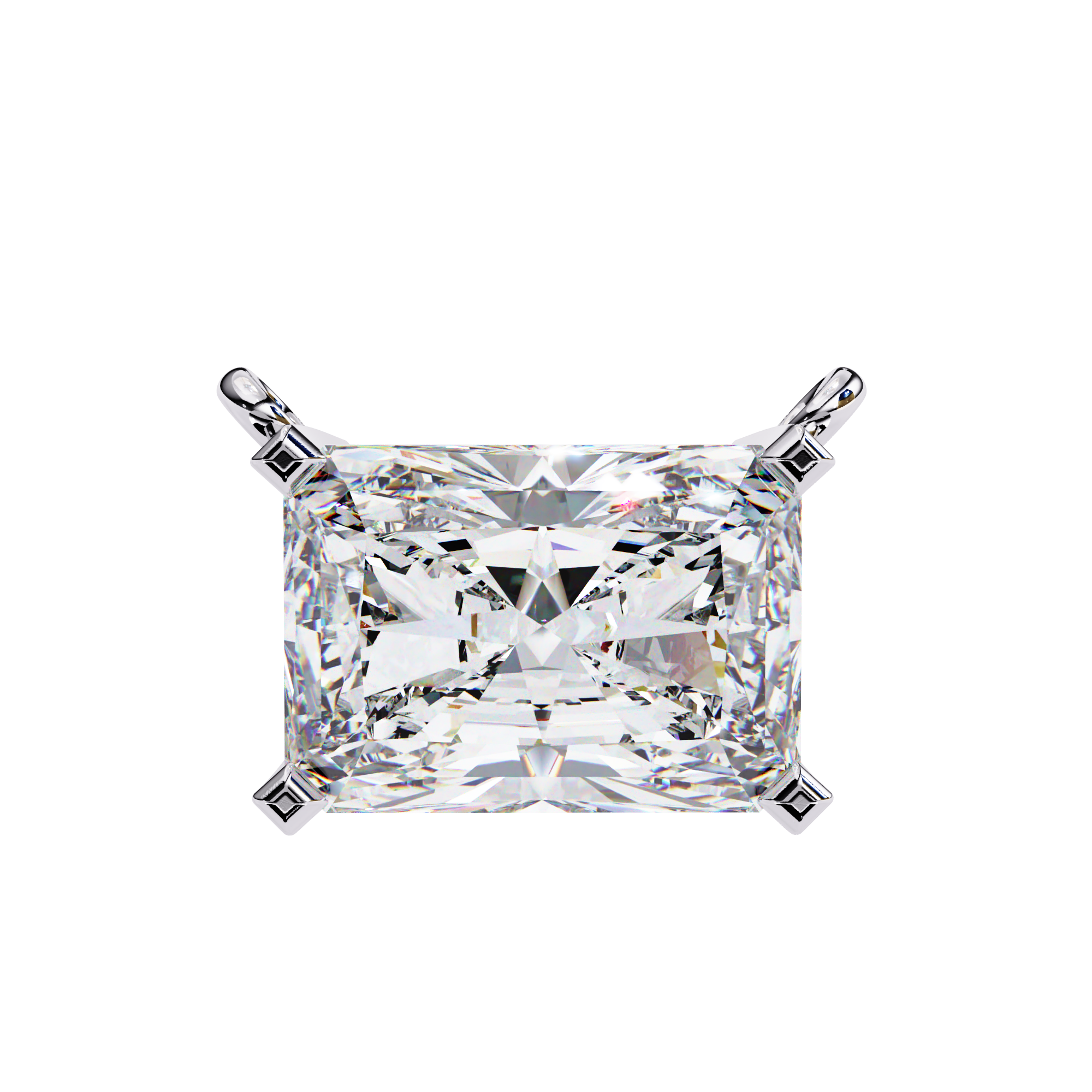 Radiant Diamond Pendant