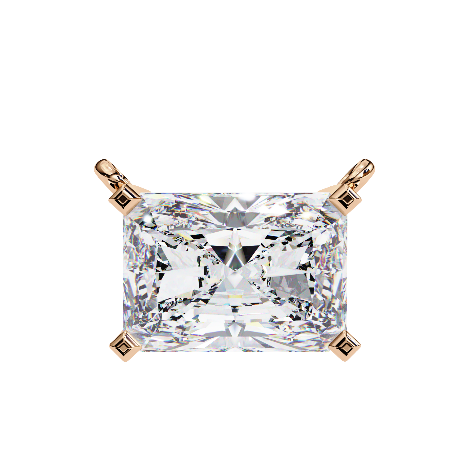 Radiant Diamond Pendant