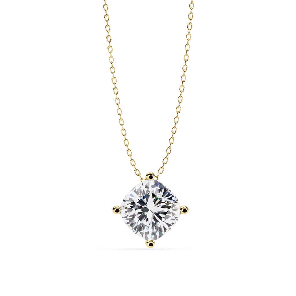 Geometric Diamond Pendant
