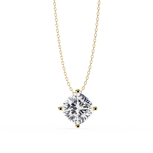 Geometric Diamond Pendant