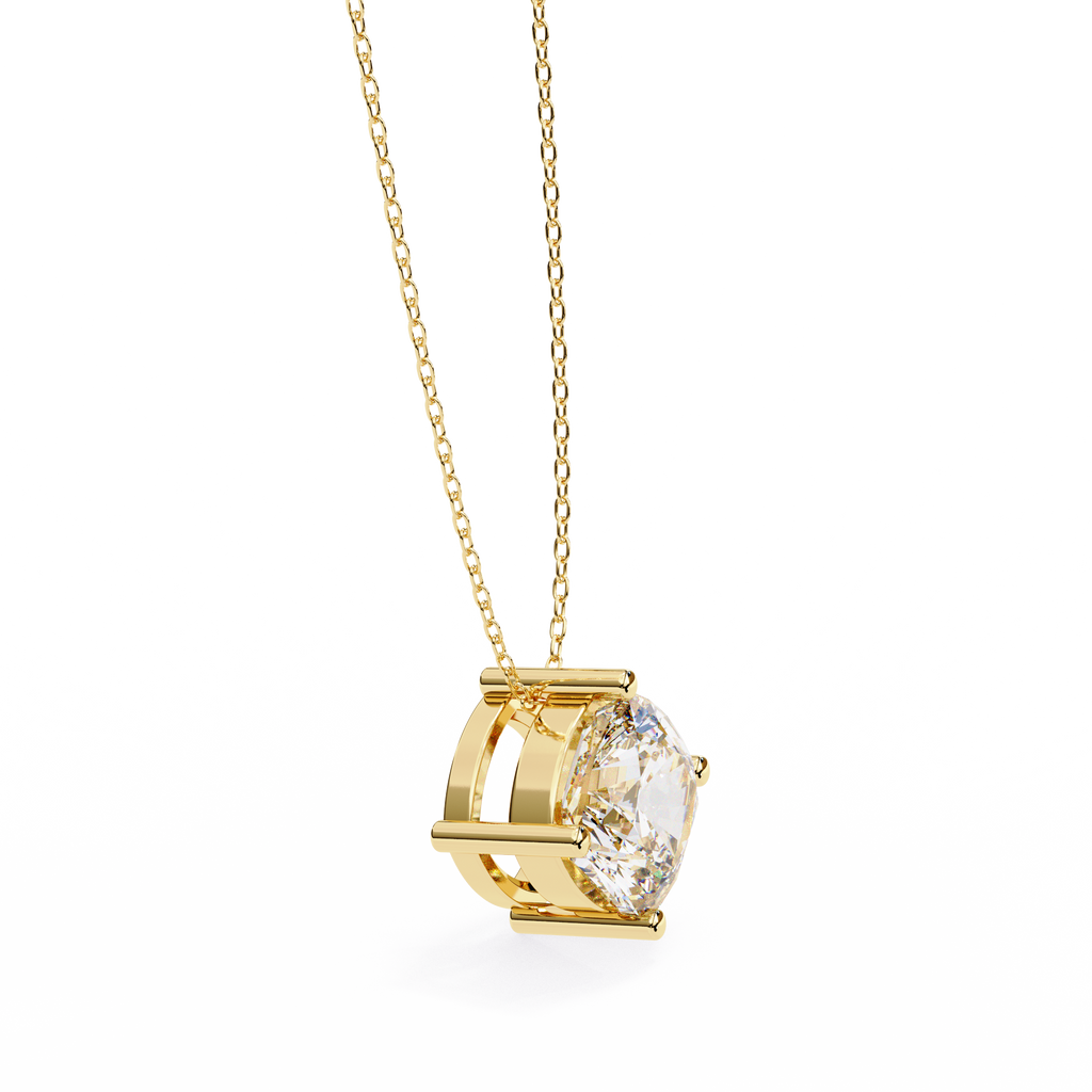 Geometric Diamond Pendant