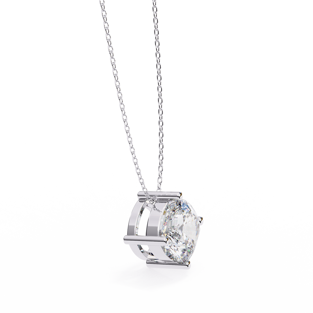 Geometric Diamond Pendant