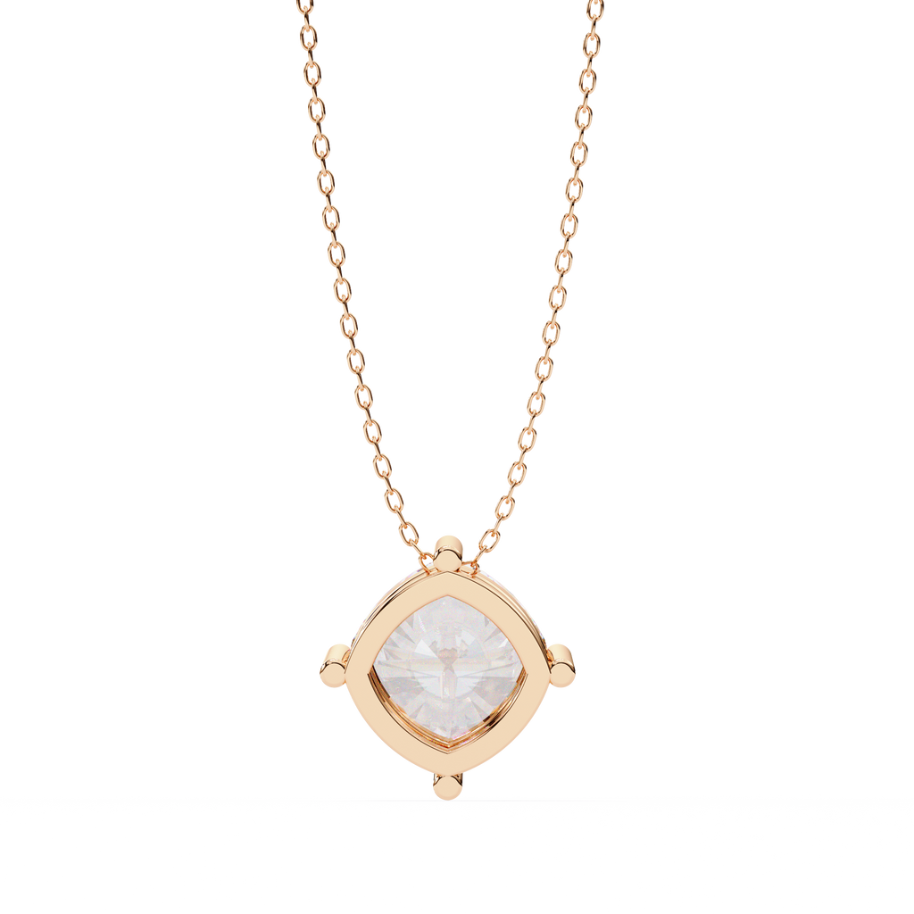 Geometric Diamond Pendant
