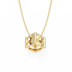 Geometric Diamond Pendant