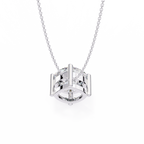 Geometric Diamond Pendant