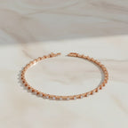 Delicate Diamond Line Bracelet