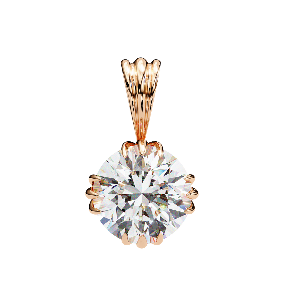 Classic Solitaire Diamond Pendant