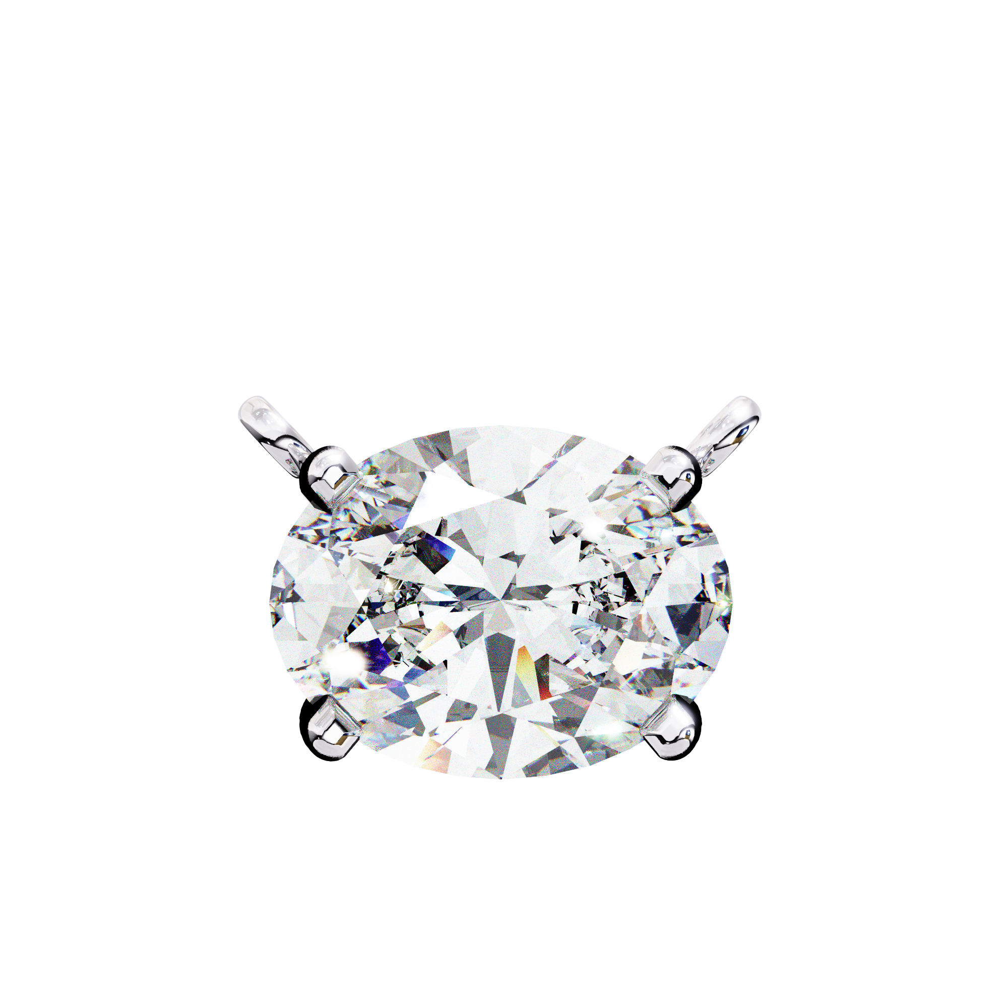Horizontal Oval Pendant