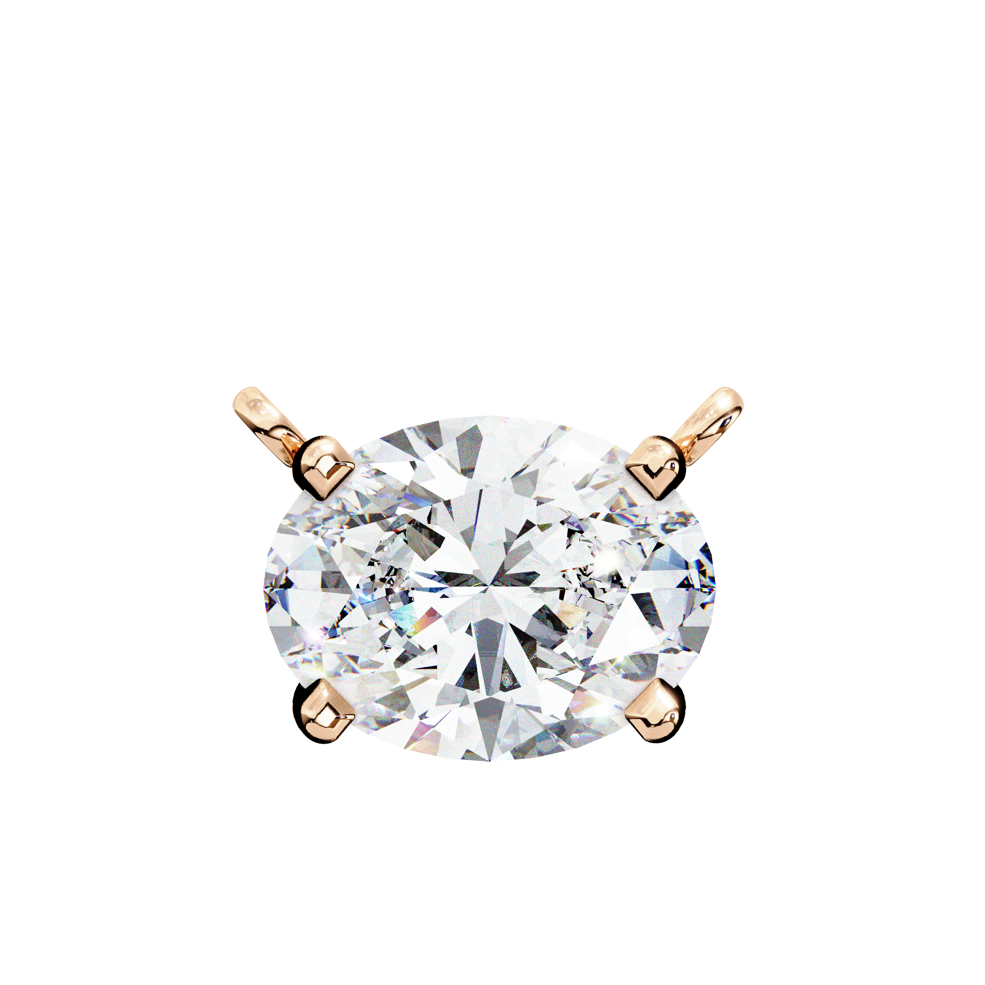 Horizontal Oval Pendant