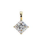 Square Solitaire Pendant