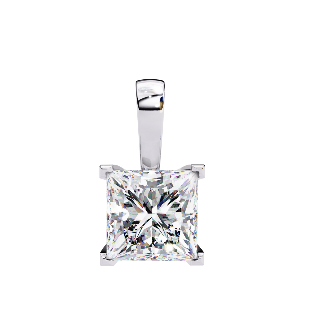 Princess Cut Diamond Pendant