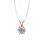 Round Solitaire Diamond PendanT