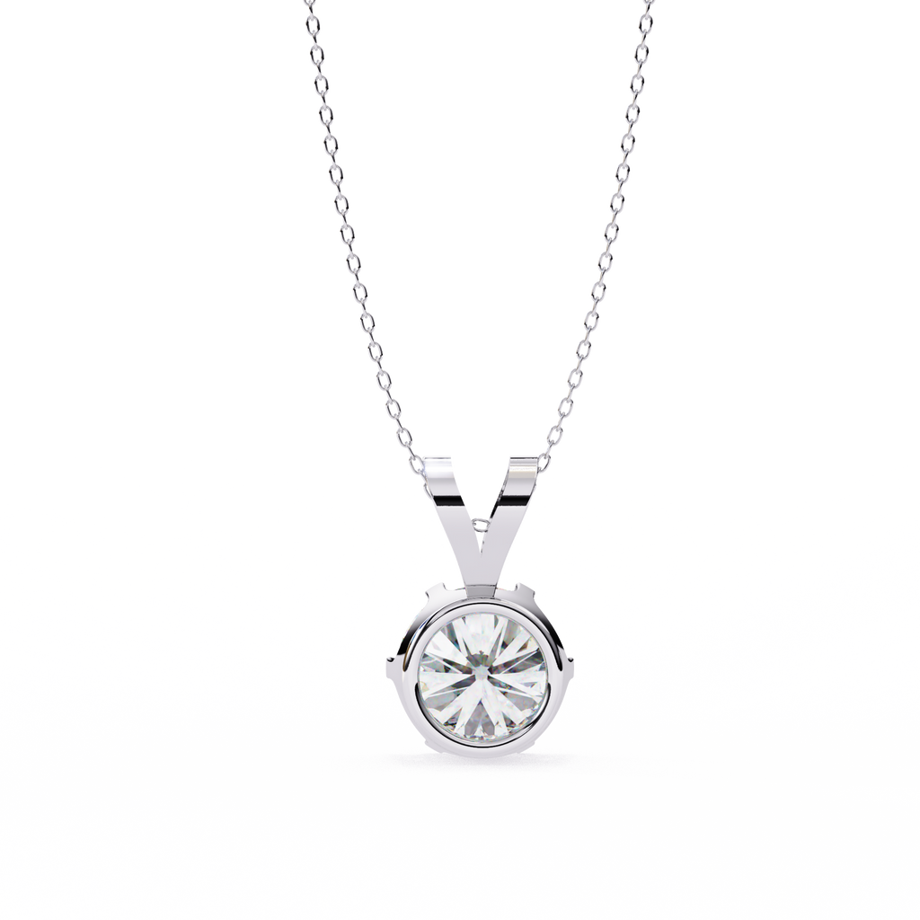 Round Solitaire Diamond PendanT