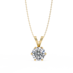 Round Solitaire Diamond PendanT
