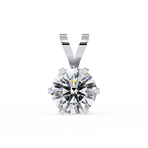 Round Solitaire Diamond PendanT