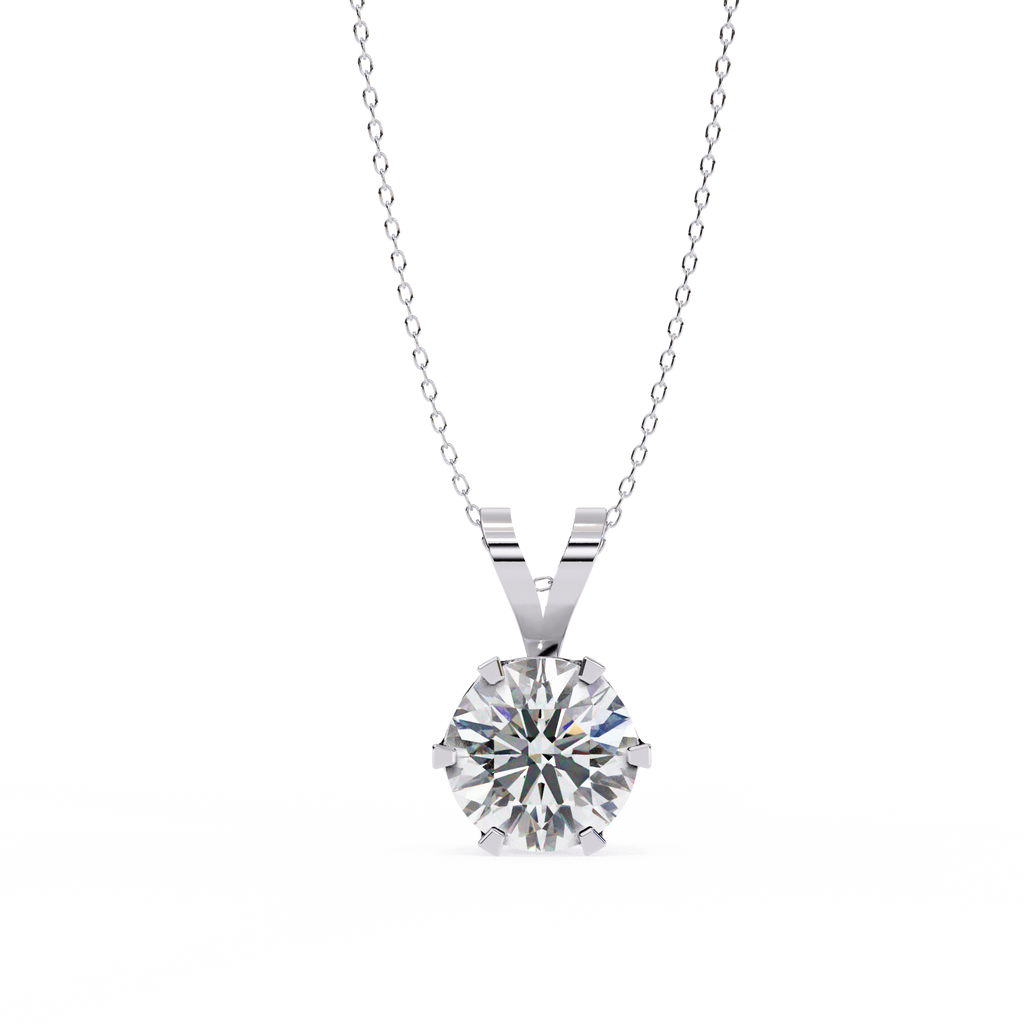 Round Solitaire Diamond PendanT