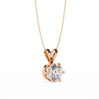 Round Solitaire Diamond PendanT