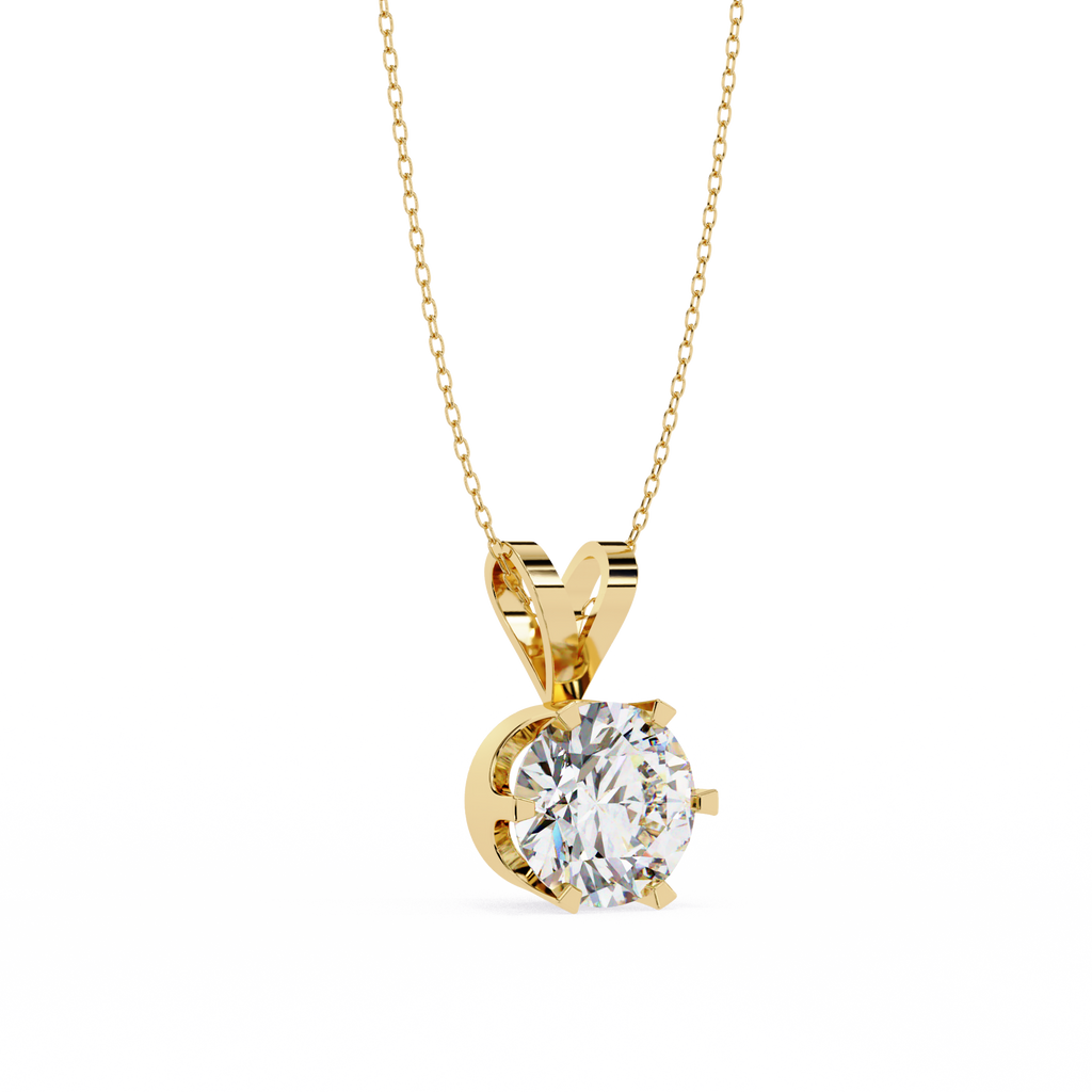 Round Solitaire Diamond PendanT