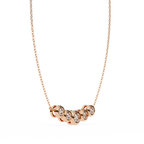 Curved Diamond Bar Pendant