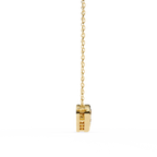 Curved Diamond Bar Pendant