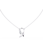 leaf shaped pendant