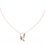 leaf shaped pendant