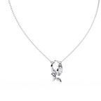 leaf shaped pendant
