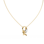 leaf shaped pendant