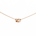 Heart shaped diamond pendant