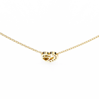 Heart shaped diamond pendant