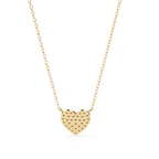 Pave Diamond Heart Pendant