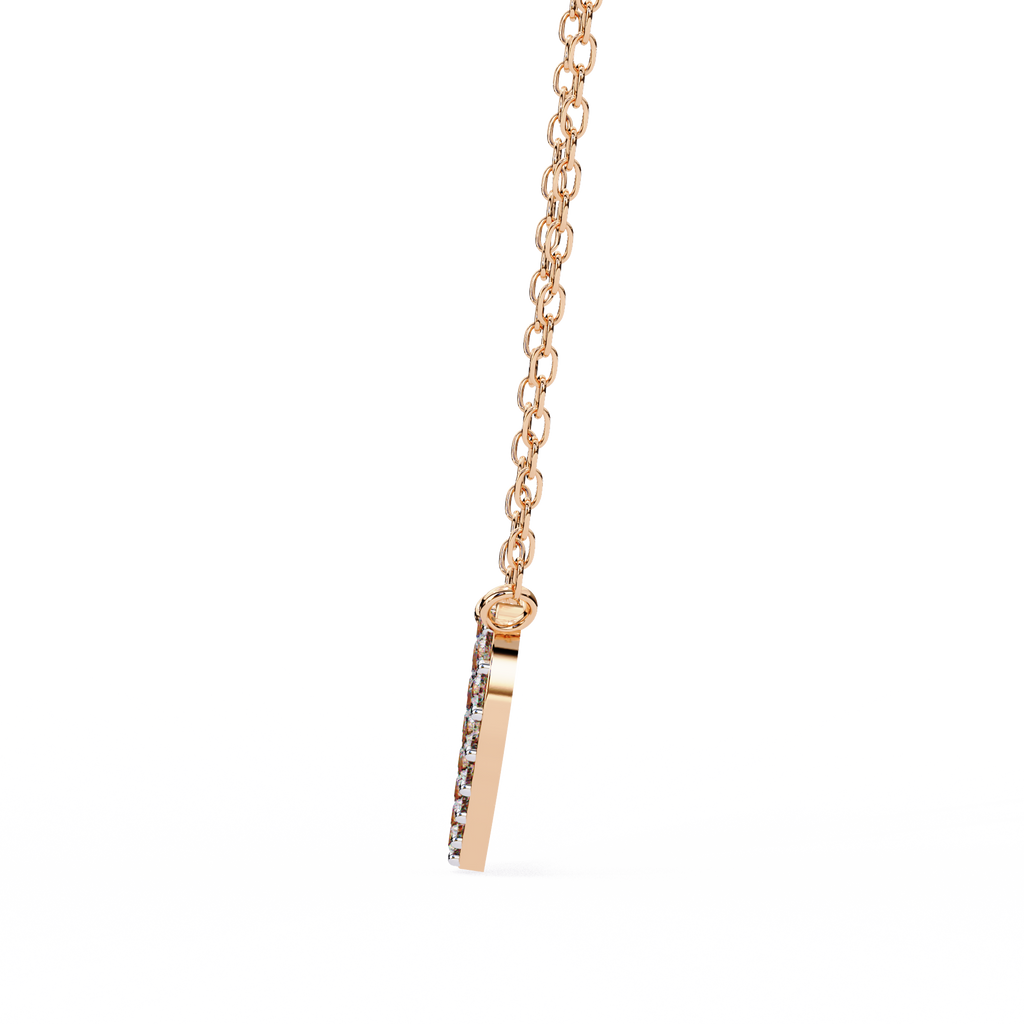 Pave Diamond Heart Pendant