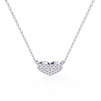 Pave Diamond Heart Pendant