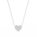 Pave Diamond Heart Pendant