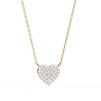 Pave Diamond Heart Pendant
