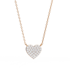 Pave Diamond Heart Pendant