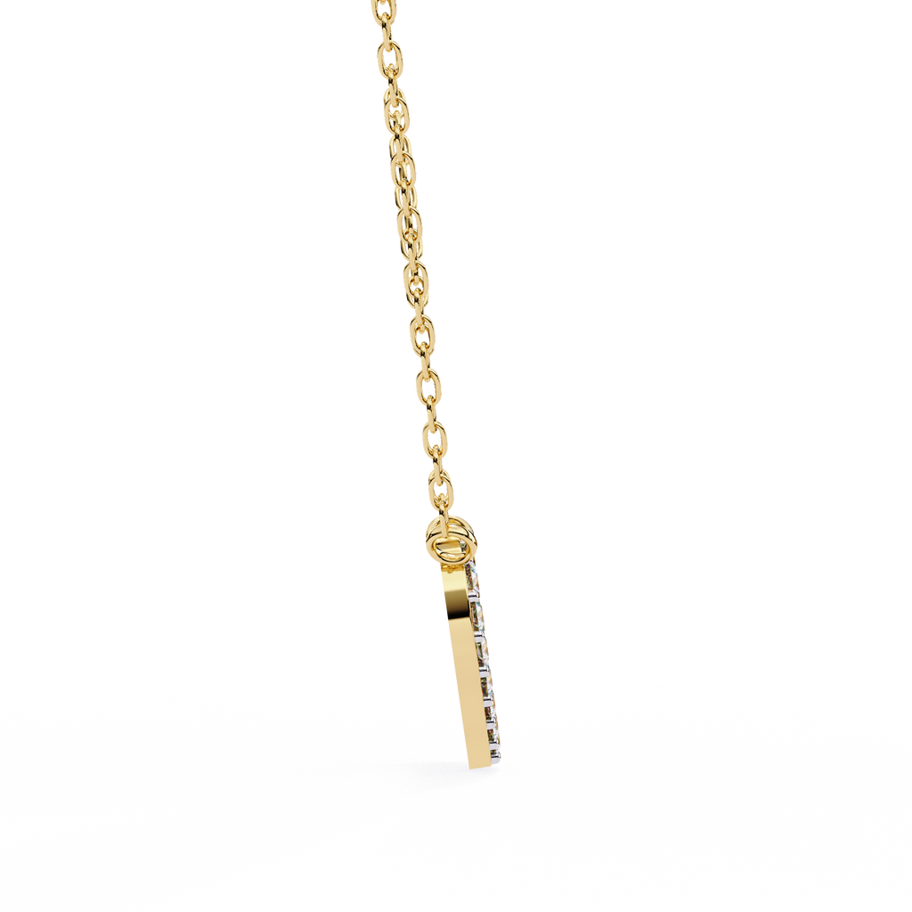 Pave Diamond Heart Pendant