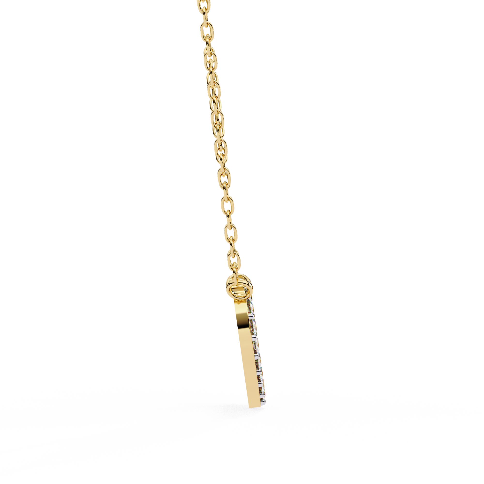Pave Diamond Heart Pendant