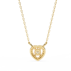Dancing Diamond Heart Pendant