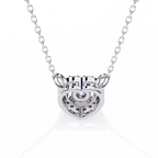 Dancing Diamond Heart Pendant