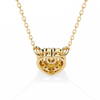 Dancing Diamond Heart Pendant