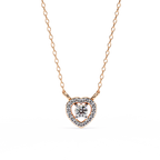 Dancing Diamond Heart Pendant