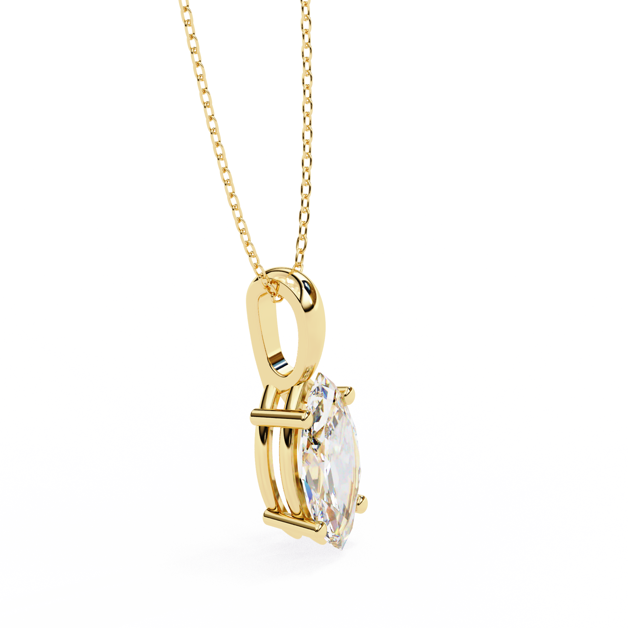 Marquise Diamond Pendant